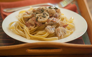 Mushroom Cream Sauce with Pasta